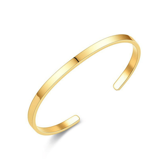 Pulsera Minimalista ajustable acero inoxidable (4mm)